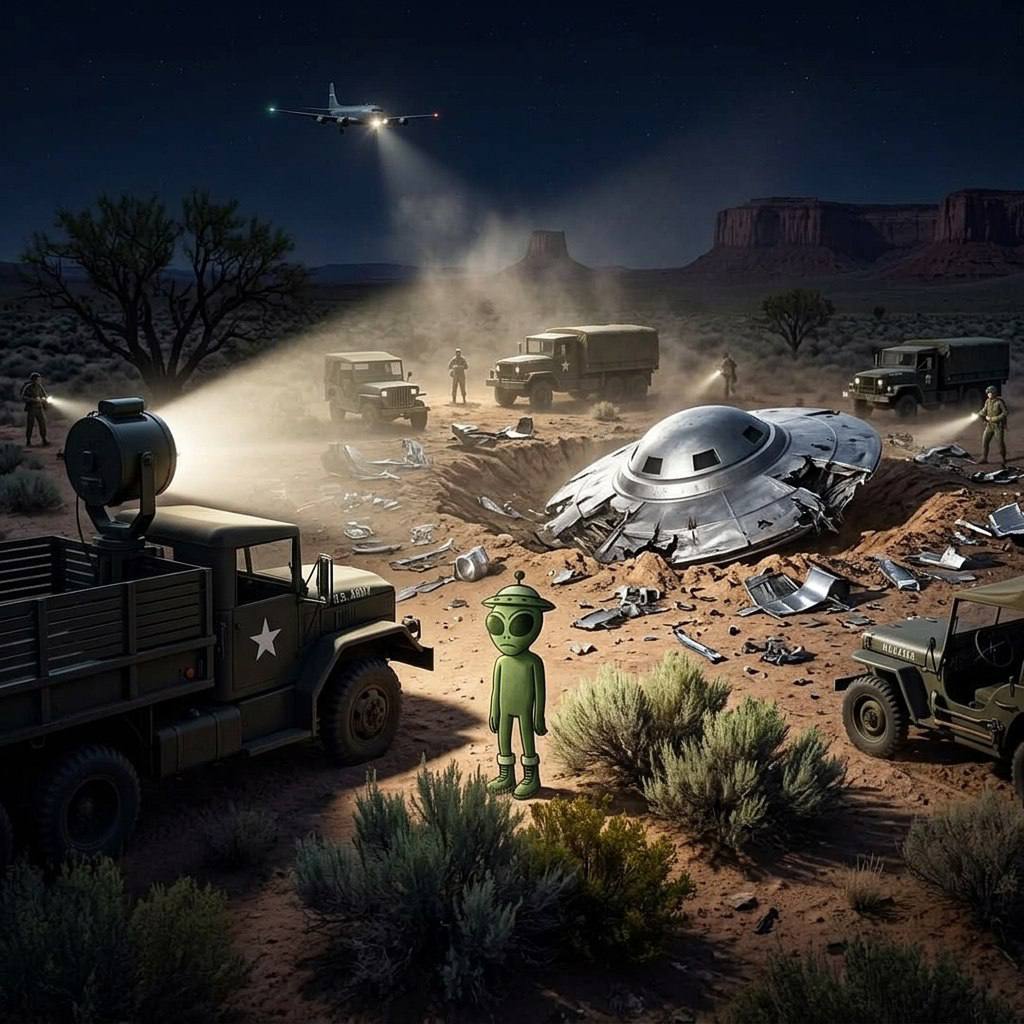 BOOTS at the Roswell crash site